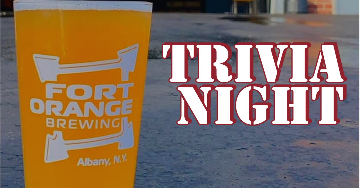 Tonight's trivia is your official pregame for the 4th of July 🎉
📍 Taproom opens at 4
🎤 Game on at 6:30
🍺 NYS produced drinks flowing all night

📌 Reminder: We’re closed tomorrow (July 4), so stock up and celebrate early!