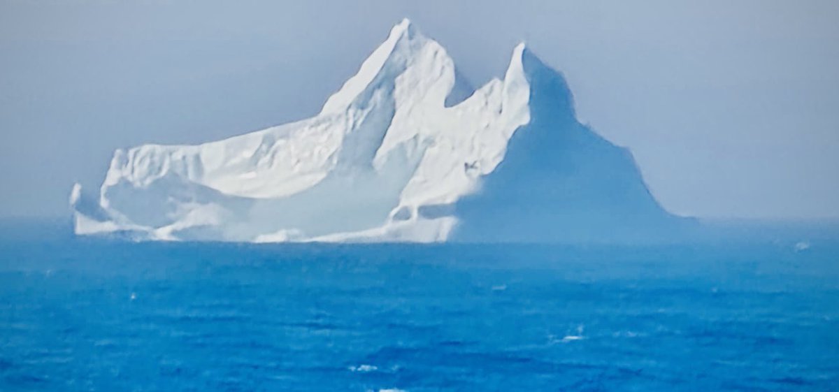captamarnath's tweet image. An iceberg at sea. Labrador sea, Eastern Canada