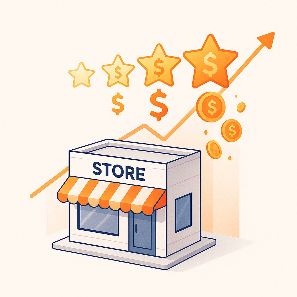 LiquidBreakx's tweet photo. Did you know each extra star in your online reviews can boost revenue by 5-9%? That's not just reputation—it's real money in your pocket. Your reviews aren't just feedback, they're your business's silent revenue driver. 💰⭐️ #ROIofReputation https://t.co/PPn3L87IcW