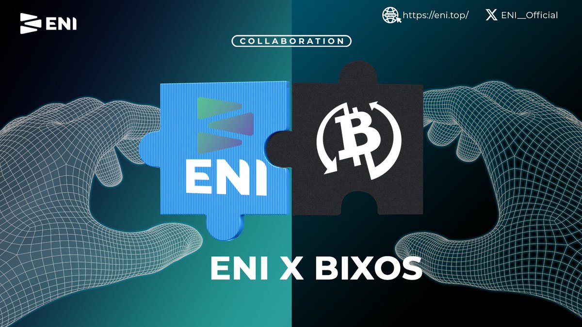 ENI (@eni__official) on Twitter photo 🚀 #ENI x #Bixos: Powering the Future of Digital Finance 🔗💡
We’re excited to announce our strategic collaboration with <a href="/Bixosinc/">Bixos Incorporation</a>! This partnership merges ENI’s decentralized innovation engine with Bixos’ blockchain-powered financial ecosystem to unlock a new era of secure, 🚀 #ENI x #Bixos: Powering the Future of Digital Finance 🔗💡
We’re excited to announce our strategic collaboration with <a href="/Bixosinc/">Bixos Incorporation</a>! This partnership merges ENI’s decentralized innovation engine with Bixos’ blockchain-powered financial ecosystem to unlock a new era of secure,