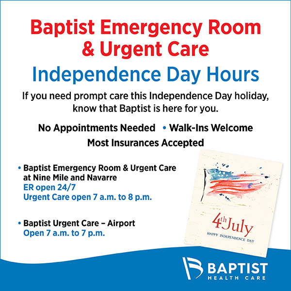 For more information visit, ow.ly/xqe750WjmH7 #BaptistHealthCare #ER #UrgentCare