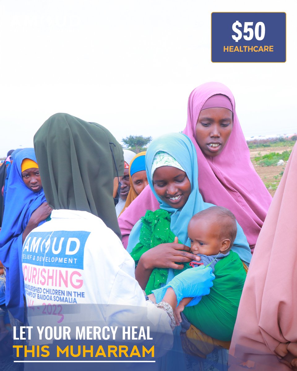 Across the Horn of Africa, in places without access to care, the simplest illnesses can turn deadly.

Where medicine is miles away, hope fades fast.

The #AmoudFoundation is bringing healthcare to the forgotten lands.

Support us now at - amoudfoundation.org/cause/healthca…
