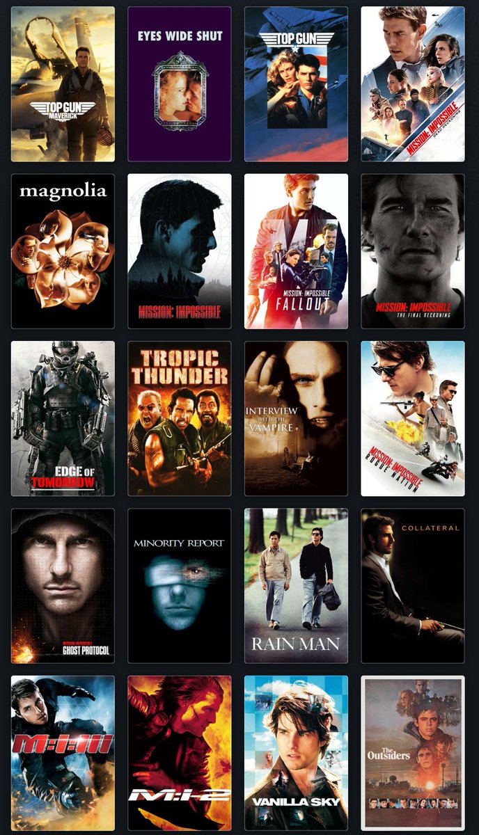 HabisNontonFilm's tweet photo. Selamat ulang tahun ke-63, Tom Cruise. Semoga gokil selalu!

Sudah membintangi lebih dari 50 film, sejauh ini mana yang jadi favoritmu? https://t.co/YhJXRODPss