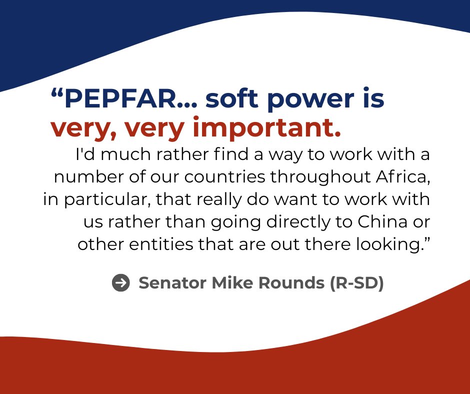GappDc's tweet image. Thank you, @SenatorRounds, for your leadership at last week's Senate Appropriations Committee hearing on the #Rescissions package. #PEPFAR saves lives and preserves American leadership on the world stage. It requires protection, not cuts.