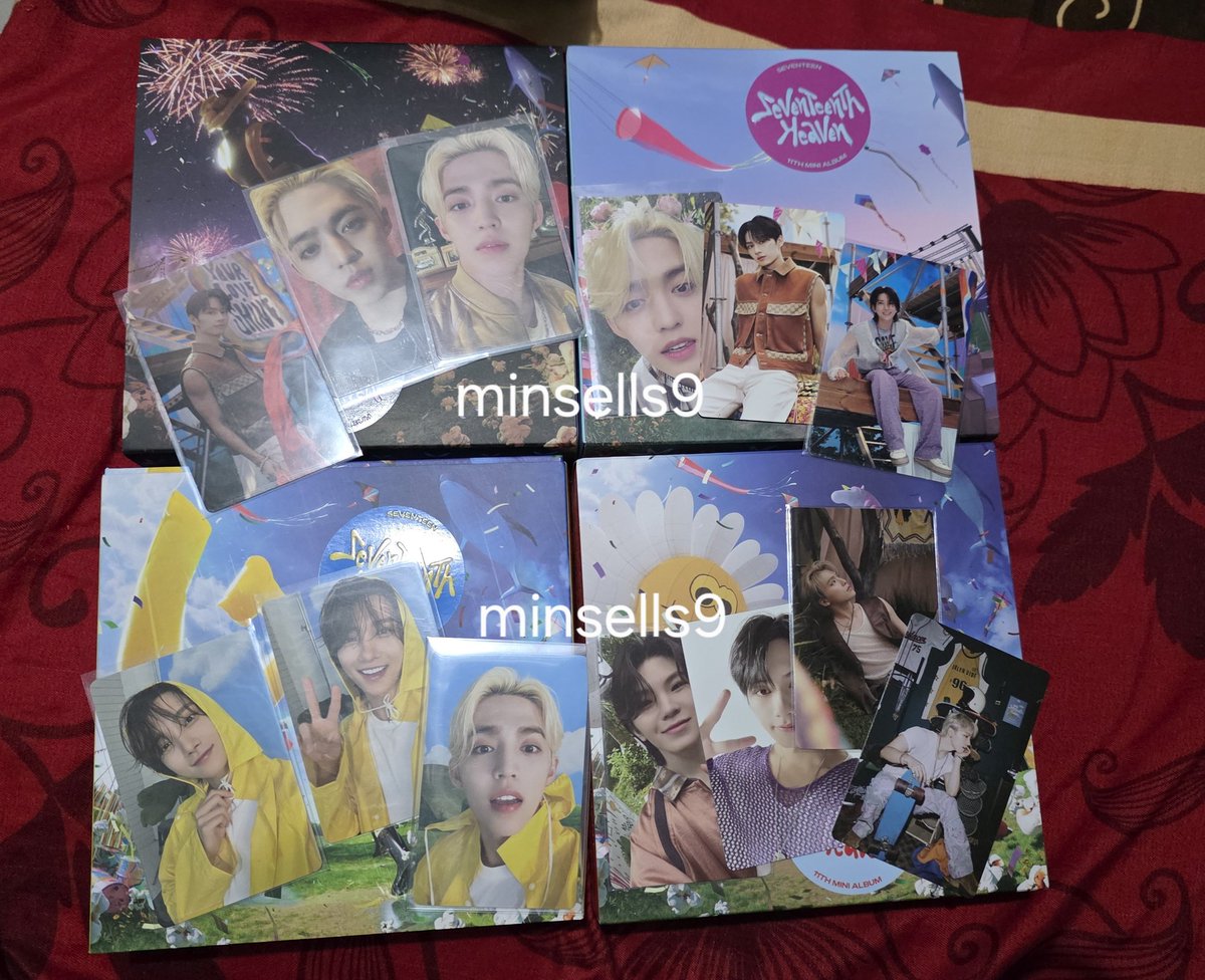 MinSells9's tweet photo. wts lfb ph only 

seventeen 11th mini album 
Seventeenth Heaven Set 

Php: 1,100 php + lsf 
Set unsealed all inclusions w/ weverse pob. 

pm me 

.wts seventeen seventeenth heaven mini album 11th https://t.co/8T0PAqcKDM