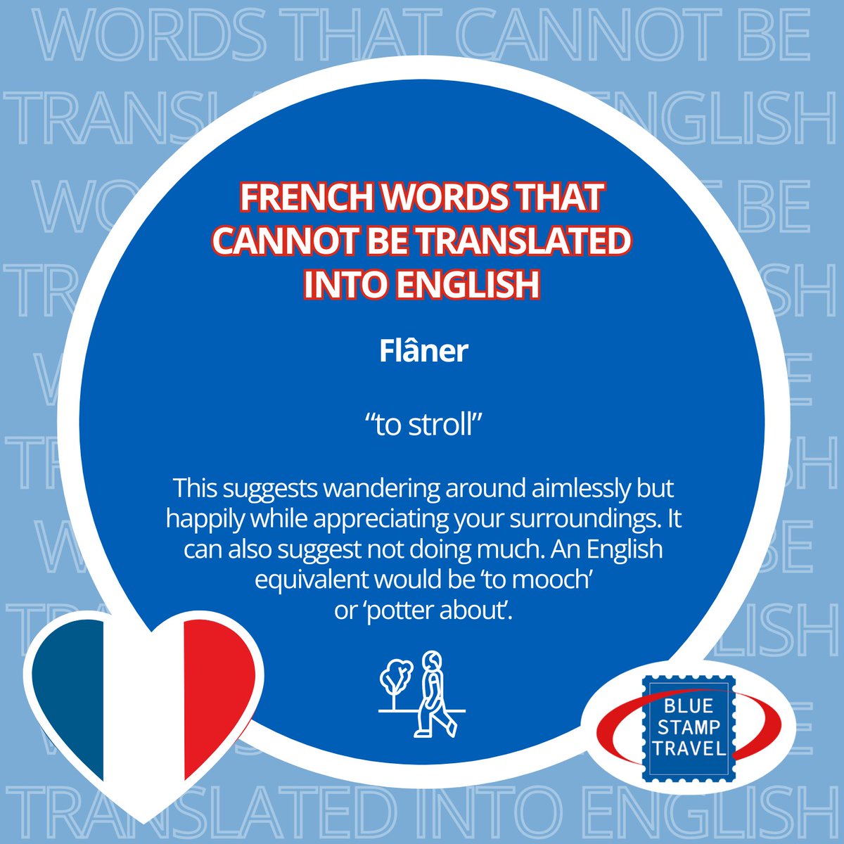 It's time for our next French word that cannot be translated into English! 🇫🇷

Learning untranslatable words is crucial when learning a new language, as they provide a deeper understanding of the language and its culture! ✨

#langtwt #mfltwitterati #mfl