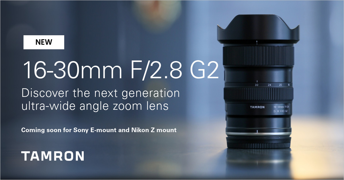 allenscameraPA's tweet photo. Meet the TAMRON 16–30mm F/2.8 Di III VXD G2 — now available for Sony E and Nikon Z! 
Available for Sony E-mount starting July 31, 2025, with Nikon Z-mount versions arriving Aug. 22, 2025. Priced at $929.
https://t.co/1F1xl6JEse
Questions?  Call 215-547-2841 or visit the store. https://t.co/wfrj6IUzfW