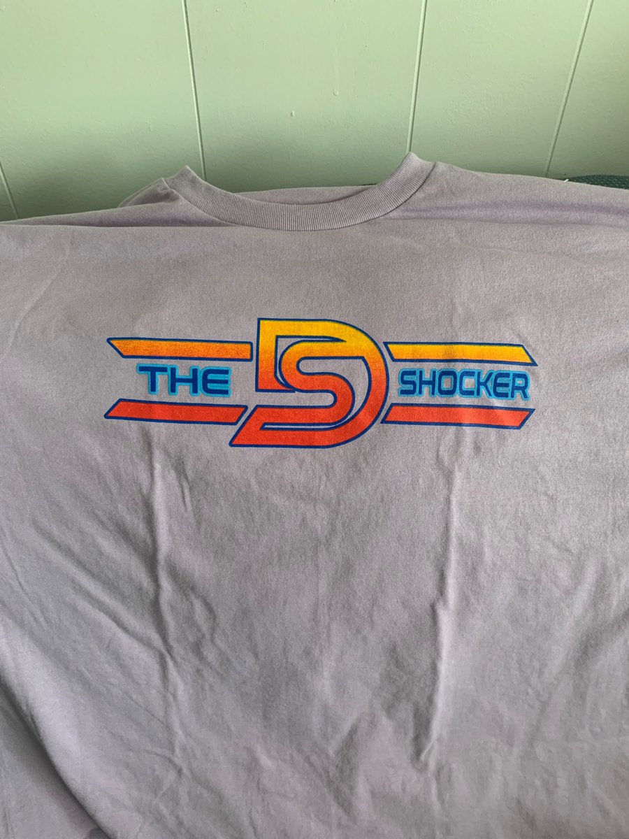 DT_RRracin's tweet image. Got a *shocking* delivery yesterday! 

@DustinSelvage7 🔥

#theshocker #goodmailday #raceshirtaddition