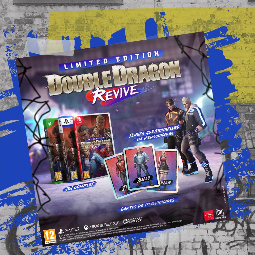 Microids_off's tweet photo. #GIVEAWAY DOUBLE DRAGON REVIVE 🐲 Les frères Lee sont à #JapanExpo2025 et ils ont des cadeaux pour vous ! 👊

⚡ POUR PARTICIPER :
1️⃣ RT + FOLLOW @Microids_off 
2️⃣ Dites-nous si vous êtes Team Billy ou Team Jimmy et la console de votre choix
3️⃣ Ajoutez #MicroidsJE25

TAS le 11/07 https://t.co/5iVqAdAFSS