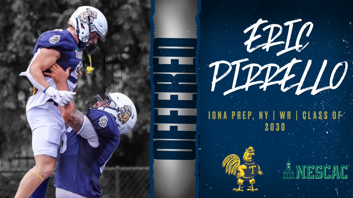 Eric Pirrello (@ericpirrello2) on Twitter photo #AGTG Blessed to receive an π
ΎοΈffer from Trinity College pending the admissions process.
<a href="/_coachdwilliams/">Denver Williams</a> <a href="/Joespags12/">Coach Joe Spagnolo</a> <a href="/CoachMoffitt/">Michael Moffitt</a> <a href="/ionafootball/">Iona Prep Football</a> #AGTG Blessed to receive an π
ΎοΈffer from Trinity College pending the admissions process.
<a href="/_coachdwilliams/">Denver Williams</a> <a href="/Joespags12/">Coach Joe Spagnolo</a> <a href="/CoachMoffitt/">Michael Moffitt</a> <a href="/ionafootball/">Iona Prep Football</a>
