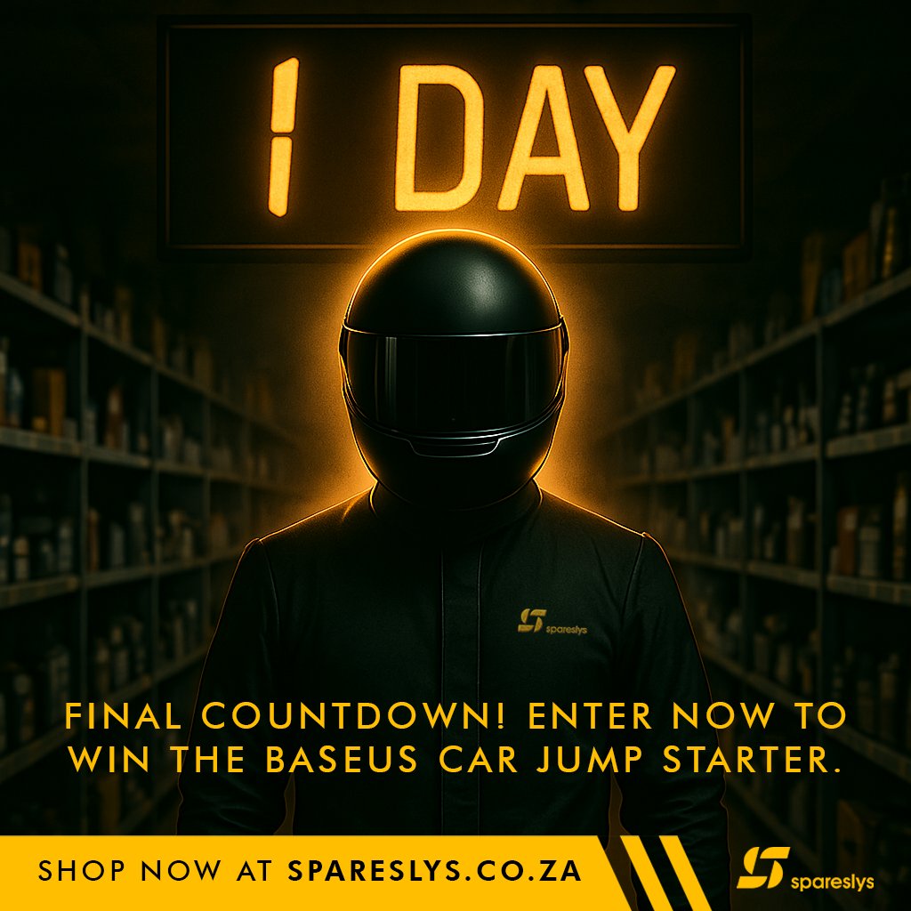 Only ONE day to go!
The final lap is here, don’t miss your shot at winning something special for the real MVP. 👑
Entries close SOON. Let’s make this one for the #dads!
Hit that tag button &amp; share the love!💙
#1DayLeft #FathersDay #MzansiDads #carenthusiast #DiogoJota #SAHRC #car