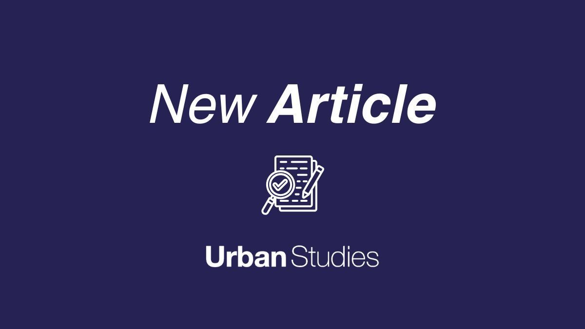 Urban Studies Journal tweet media