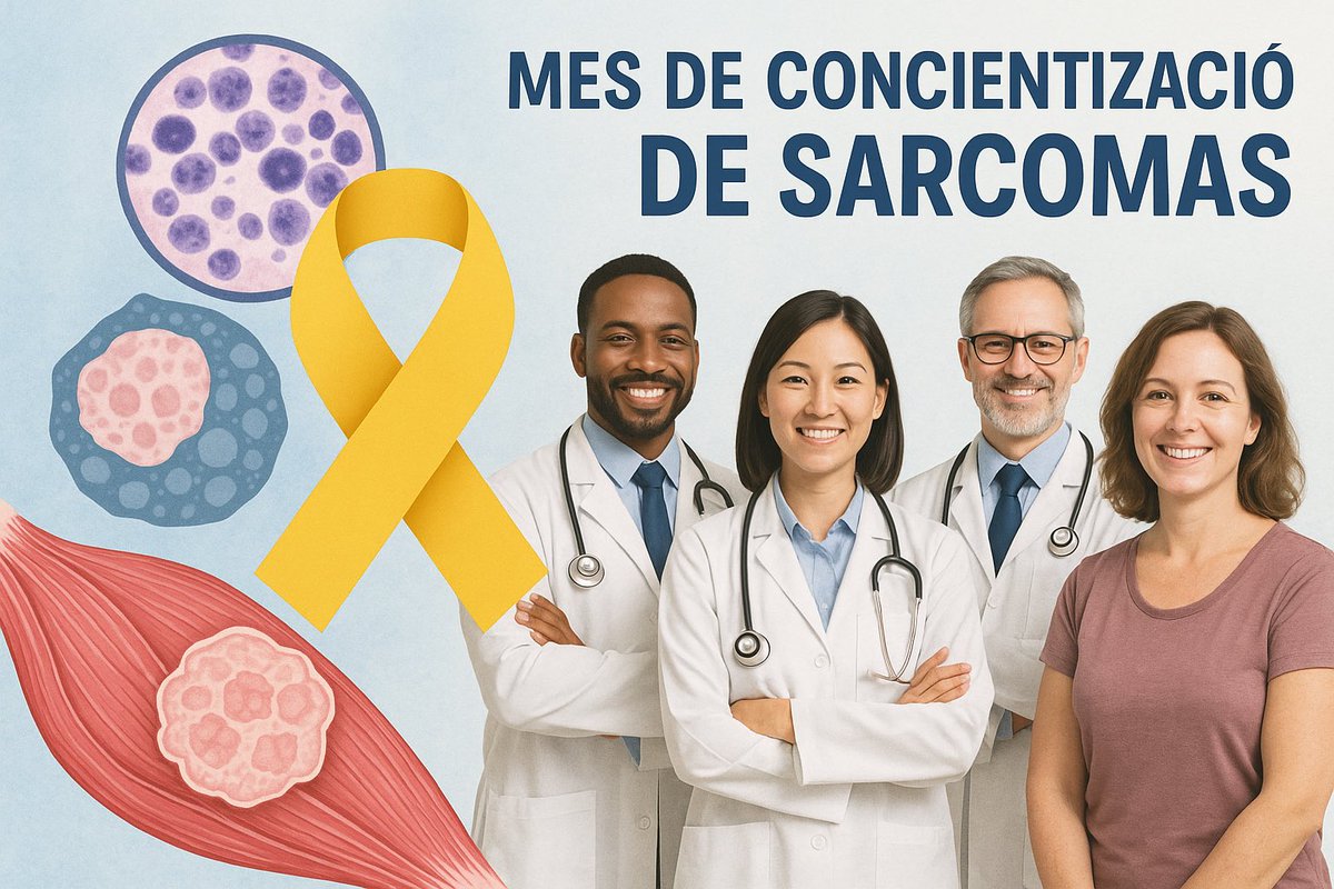 Los sarcomas existen.
Aunque poco frecuentes, pueden cambiar vidas.
Este julio, unámonos para crear conciencia y apoyar a quienes enfrentan este desafío. 💛
#MesDelSarcoma #SarcomaAwareness