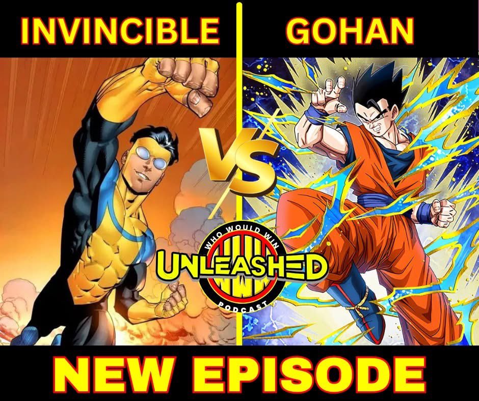 Invincible (rep by Eric Holmes) battles Gohan (rep by <a href="/JamesGavsie/">James Gavsie 🎗️</a>) in the NEW episode of the Who Would Win Unleashed Podcast! Do you agree with the winner? Why or why not? Listen Here --&gt; bit.ly/45NKfot
#INVINCIBLE #amazonprime #gohan #goku #DragonBallSuper #whowouldwin