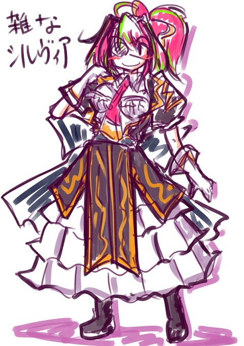 おはようございます(¦3ꇤ[▓▓]
#シルびゃ
#オリキャラは性癖の見本市 