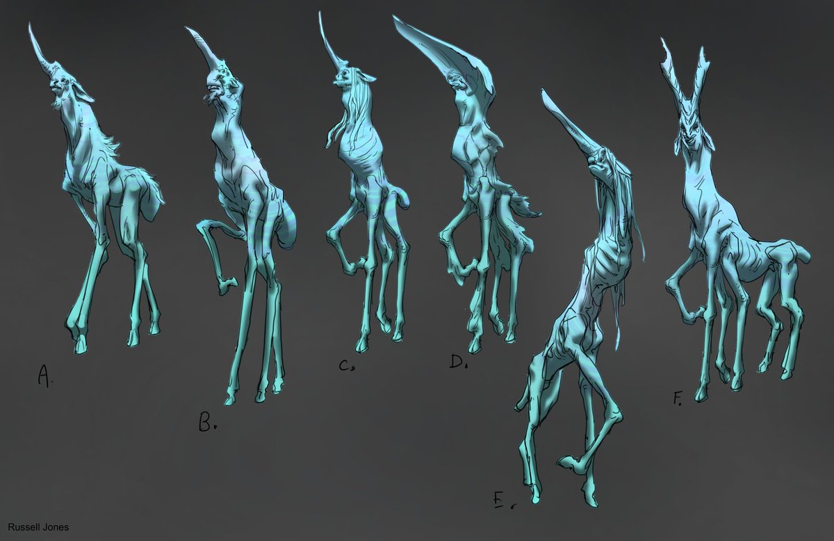 russellrjones94's tweet image. Swamp unicorn thing for group world building project