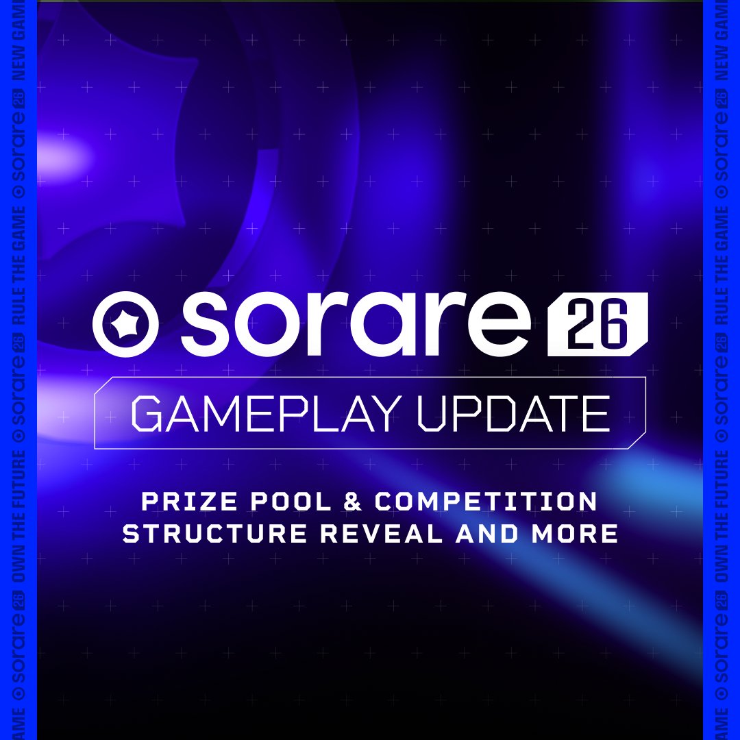 🔥 New Season. Bigger Rewards.

Sorare 26 kicks off with record-breaking prize pools.
Yes, bigger than last season. More ways to play. More ways to win.
And that’s just the start.