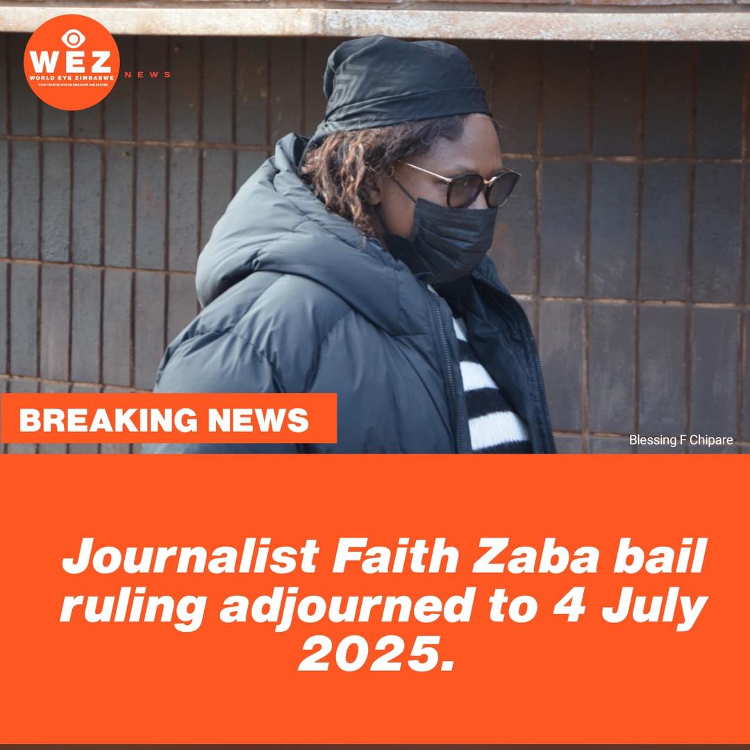 📷 Press Freedom at Stake
The continued detention of journalist Faith Zaba raises serious concerns over media freedom, personal liberty and the protection of journalists in Zimbabwe.
#JournalismIsNotACrime