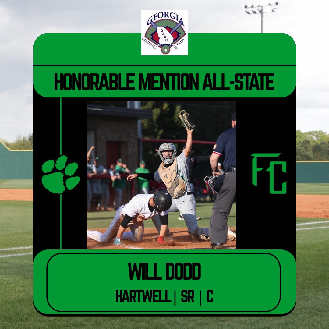 Congratulations to our 2025 All-State selections: Cade Gibson 1st Team All-State Pitcher | Ty Peeples 1st Team All-State Outfielder | Easton Gailey 1st Team All-State Infielder | Will Dodd Honorable Mention All-State