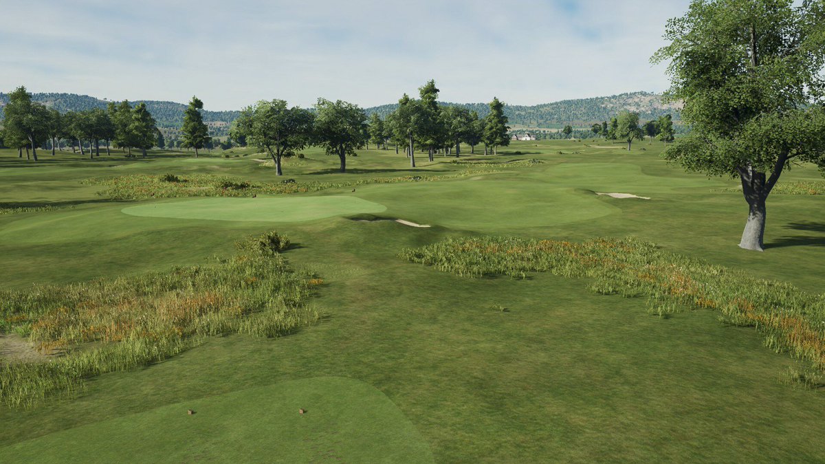 Mr_High_Life_69's tweet photo. Sycamore Sands open for play. 
4 sets of tees, 4 sets of pins and plays 7,575 yards from the tips.

Firm fairways, firm and fast greens that are set between (Fast) and (Very Fast) to allow multiple options for society play. @PGATOUR2K https://t.co/tf4pJsOHp8