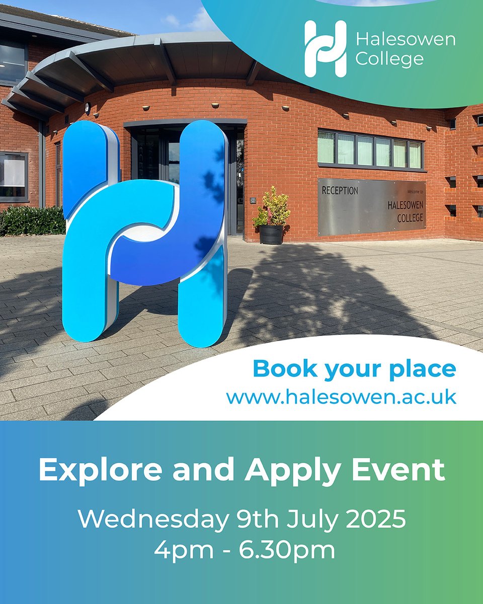 Thinking of applying to study with us? Why not join us on Wednesday 9th July 4pm - 6.30pm for the opportunity to explore our campus and facilities we have. Staff will also be around to support you with your application. 
Book your place: orlo.uk/Ijbm1 

#ExploreAndApply