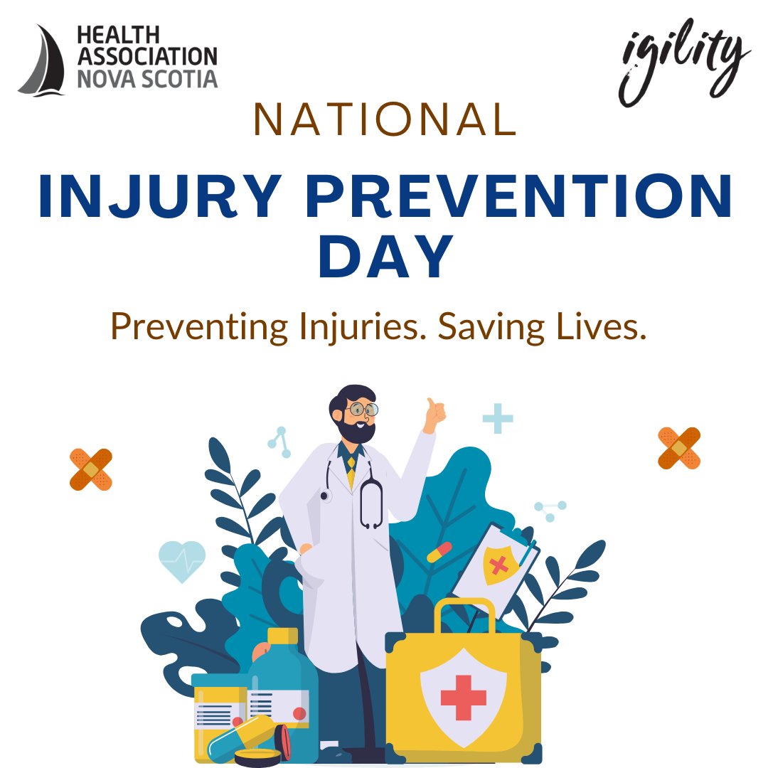 Today is dedicated to raising awareness around injury prevention and encouraging safety measures to reduce deaths and disabilities.

Did you know injury is the #1 cause of death for Canadians aged 1 to 44?

Even small actions can make a big difference when it comes to safety.