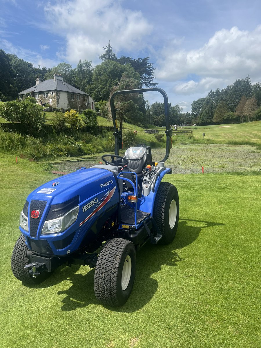 FergalInfo's tweet image. A New Iseki 5370 purchased by a local Golf Course ⛳️ this afternoon