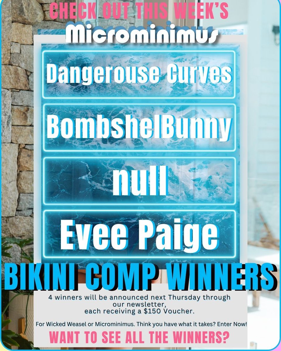 🔥 Bikini babes incoming!

Say hello to the winners who left jaws on the floor this week. 💋 
microminimus.com/bikini-contest

#Microminimus #MMCommunity #BikiniContest #BikiniLovers