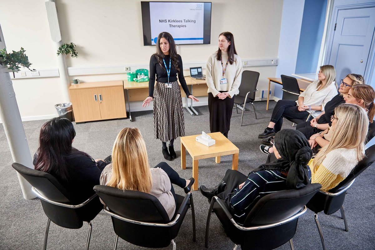 NHS Talking Therapies can help with feelings of anxiety or depression. It’s a friendly, free and confidential service. We have services in Kirklees and Barnsley. 💬 

Refer yourself or speak to your GP. Find out more at buff.ly/3Qgcymt