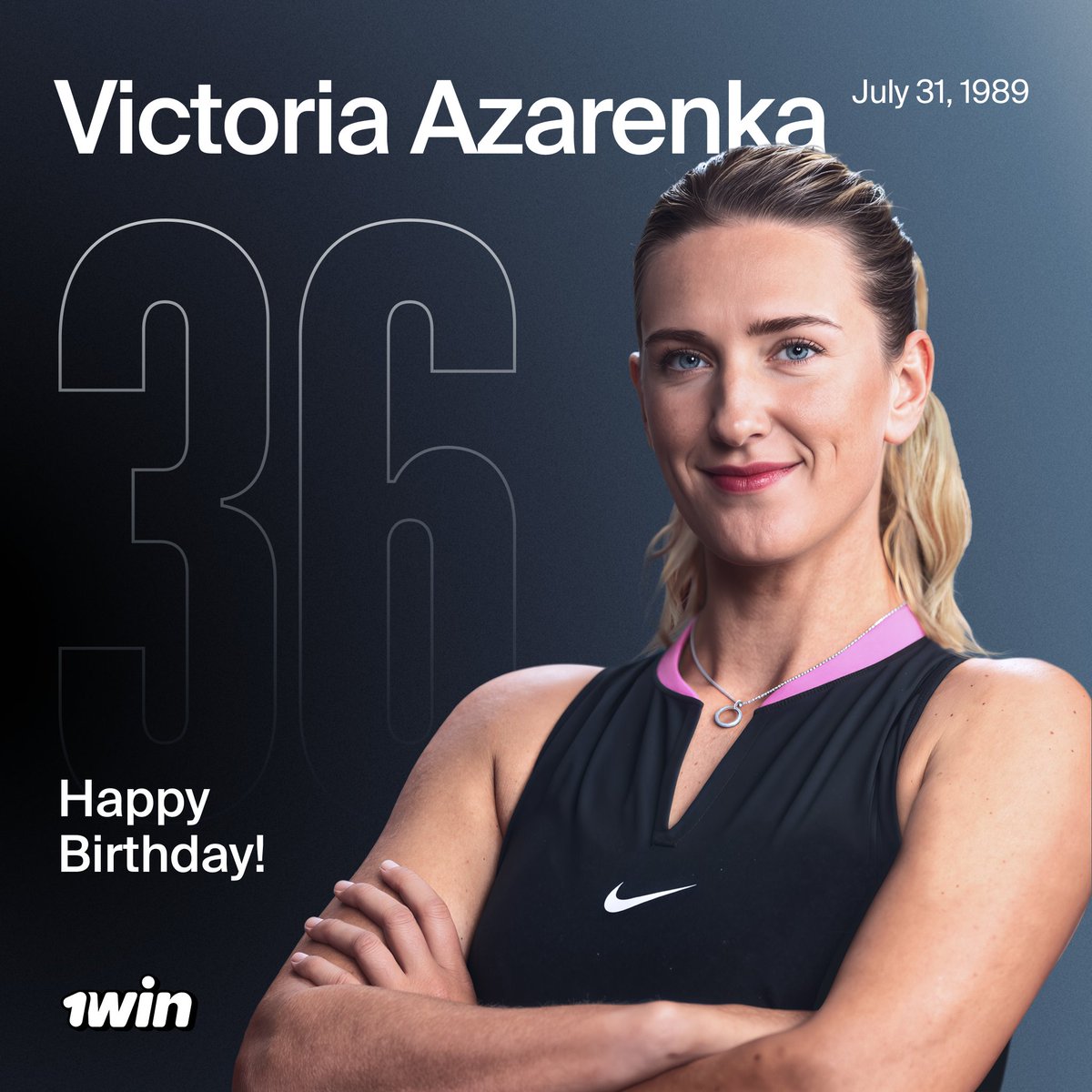 1winPro's tweet image. 🎾 Champion, fighter, and one of the fiercest competitors in tennis.

Cheers to Victoria Azarenka on her birthday!

🔗mssg.me/1win.pro | #1win | #Azarenka | #TennisQueen