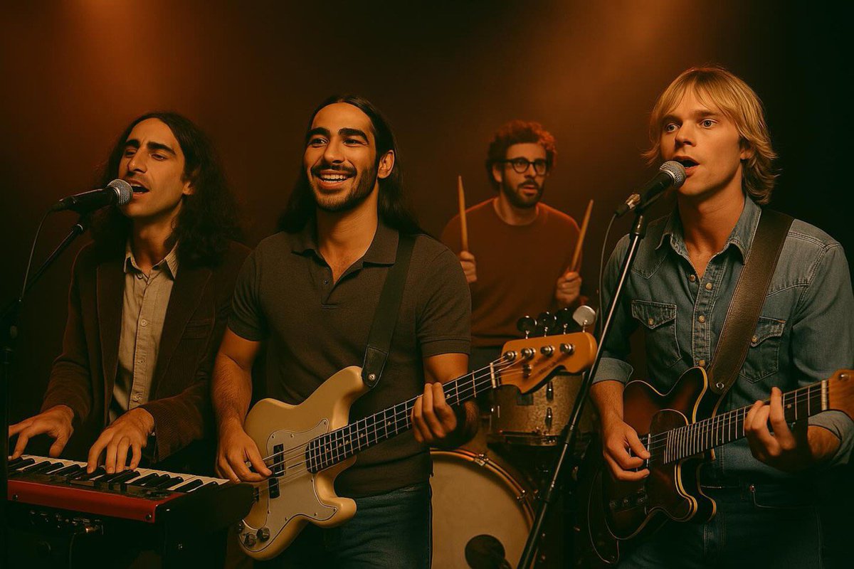 nowmedia's tweet photo. A fake band just hit 750K monthly listeners

No shows, no interviews, no humans 🤖

For our latest edition of The Now, @mattmedved listened to @Velvet_Sundown so you don’t have to

Here's how they pulled it off ↓ https://t.co/6Nkha6mo5J