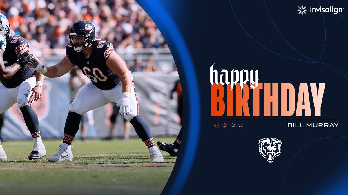 ChicagoBears's tweet photo. Happy birthday, Bill! 🎂 https://t.co/LymhlwTtP2