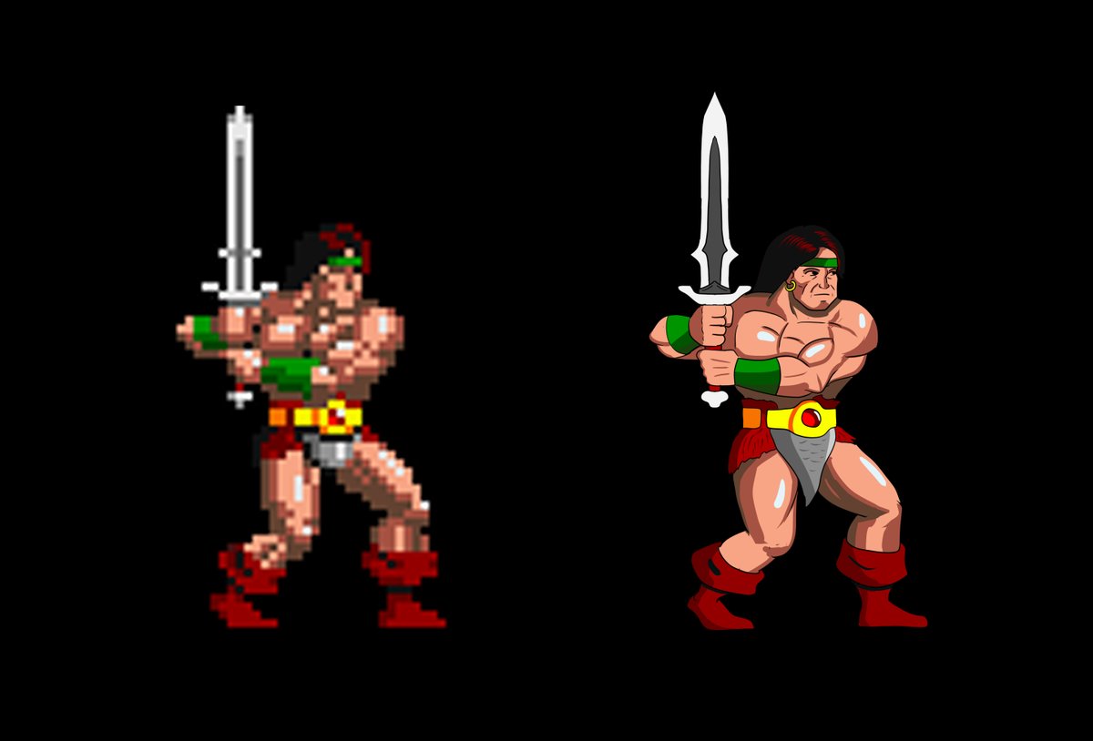 Rastan Sprite
#rastan #taito #barbarian #swordandsorcery #arcade