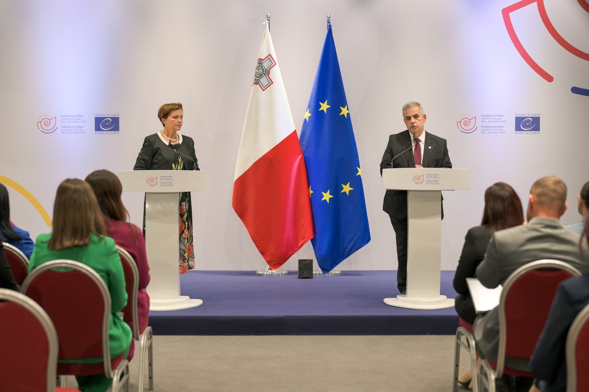 MaltaCoE's tweet image. At the #Lanzarote Informal Ministerial, all participating State Parties adopted 🇲🇹’s Political Declaration to protect children from sexual abuse & exploitation, with a focus on online safety and accountability.
#ForChildrenByChildren #MTCoE2025