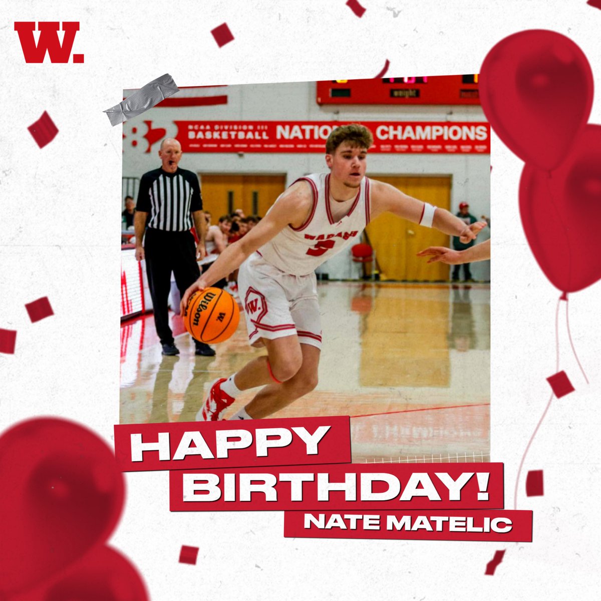 Wabash Nation join us in wishing junior wing Nate Matelic a Happy Birthday! 🥳 #WAF