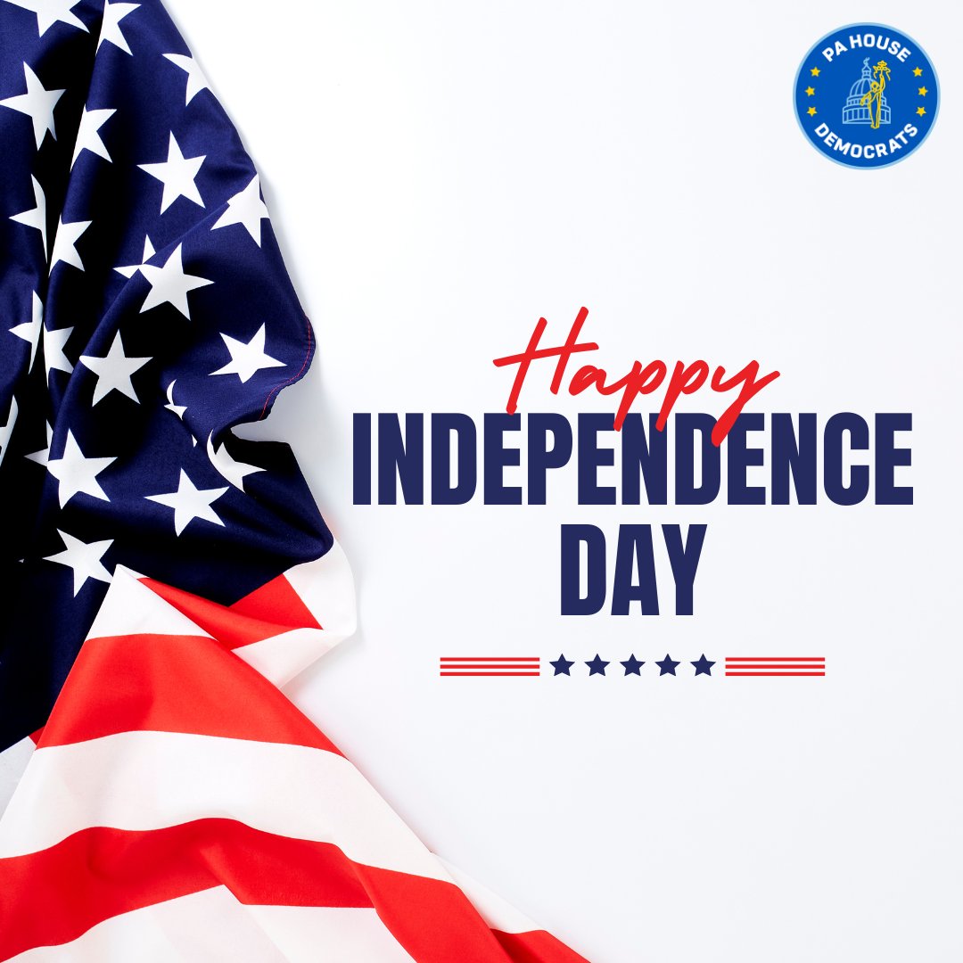 Happy Independence Day! Take the day to celebrate the freedoms and values that make our nation great. Honor those who fought for our liberty and continue to work toward a future where liberty and justice are truly for all. Stay safe and enjoy the holiday!