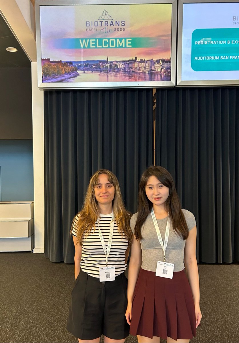 See you next time, Basel! 👋
Julia and Yahan had a great time at #BIOTRANS2025 , and it was a pleasure to share the experience with Ivan and Mikel from <a href="/EvoEnzyme/">EvoEnzyme</a> as well.
Looking forward to the next edition and more outstanding science! 🧬