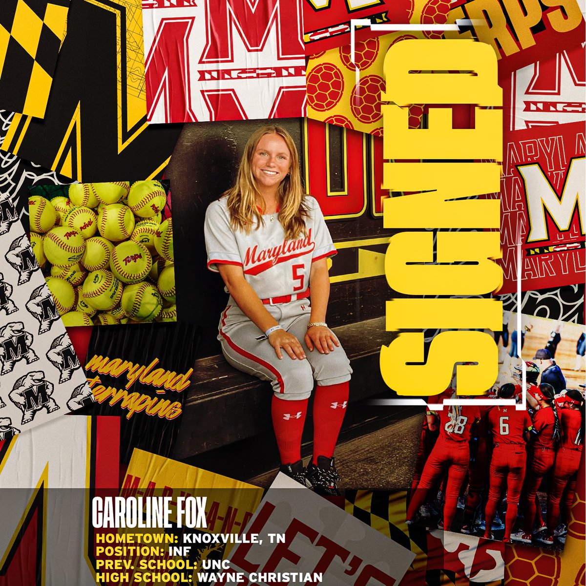 TerpsSoftball's tweet image. 𝐒𝐢𝐠𝐧𝐞𝐝 ✍️
We are so excited to announce another new transfer to our Terp family…let’s welcome Caroline Fox to College Park! 🐢
#FearTheTurtle