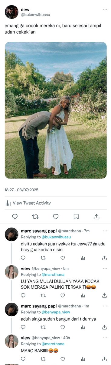 tharaboon_'s tweet photo. aouboom ft. marcpoon few tweets AU

Edisi abang pagelaran dan hari jadi abang.

© tharaboon_ https://t.co/jqXe973pOz