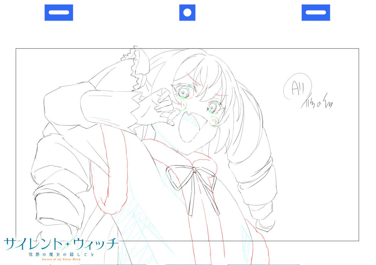 ¸¸✧*･ﾟ*•.
 #サイレントウィッチ
 総作監修正🐈‍⬛
￣￣￣￣￣￣￣￣￣￣
＃１ の総作画監督修正をチラ見せ！
表情豊かなキャラクターにご注目ください✨

📡先行配信中
✦U-NEXT｜x.gd/BblDN
✦dアニメストア｜x.gd/b1hTh