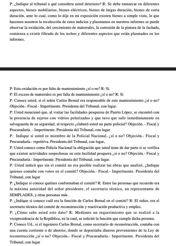 caso_16A_Ec's tweet photo. 1️⃣🎥 Día 2 del juicio. (Parte3)
Declara José Alquinga, policía nacional y perito a cargo de Fiscalía.
Muestra fotos de obras con maleza, óxido y abandono en facilidades Chamanga, Crucita…
📸 Pero jamás dijo quién debía haberlas terminado o mantenido.
Spoiler: no fuimos nosotros https://t.co/L5c61IVdS9