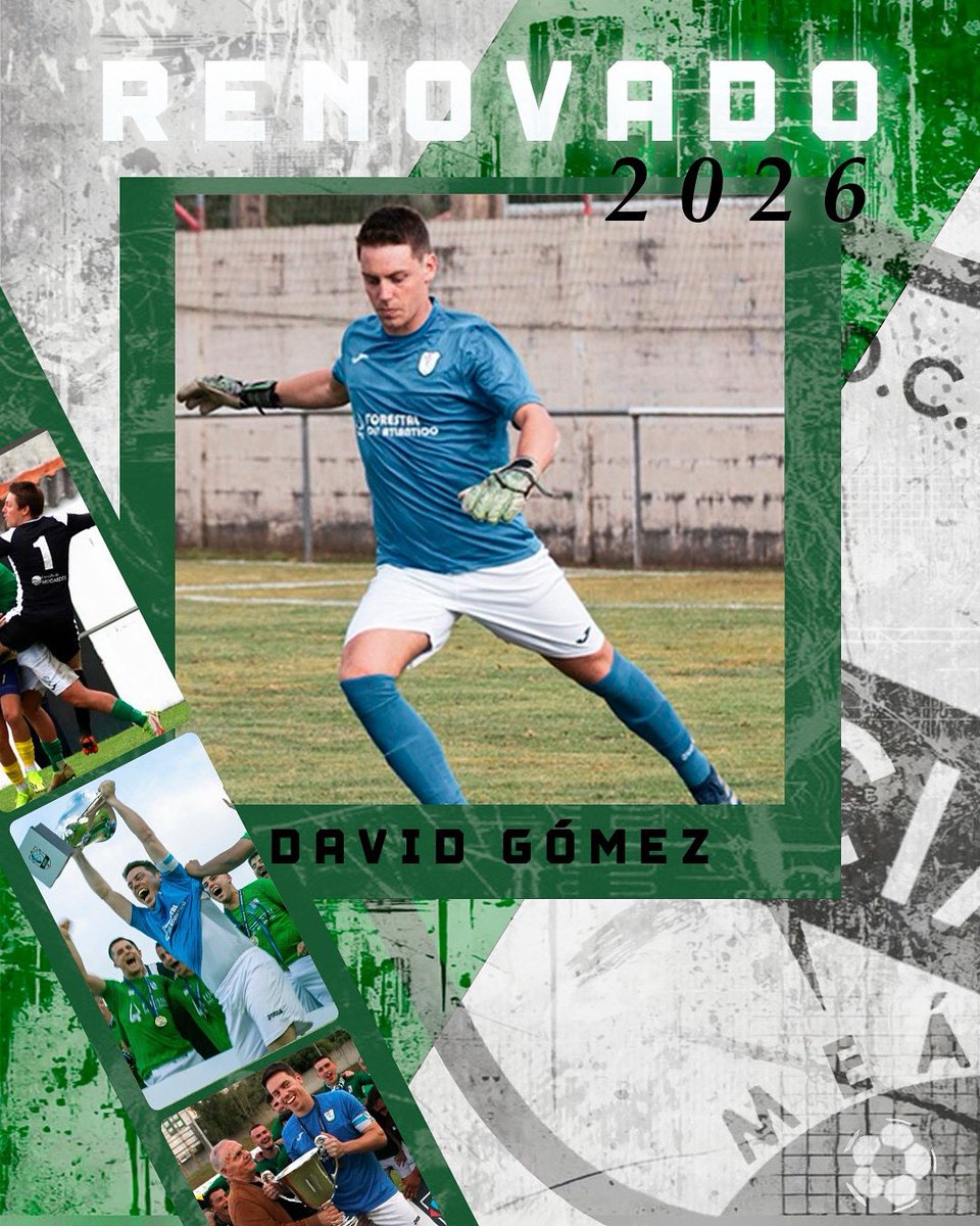 🟢 OFICIAL | RENOVACIÓN 

DAVID GÓMEZ 2026 💚

✍🏽 David renova por unha tempada máis.