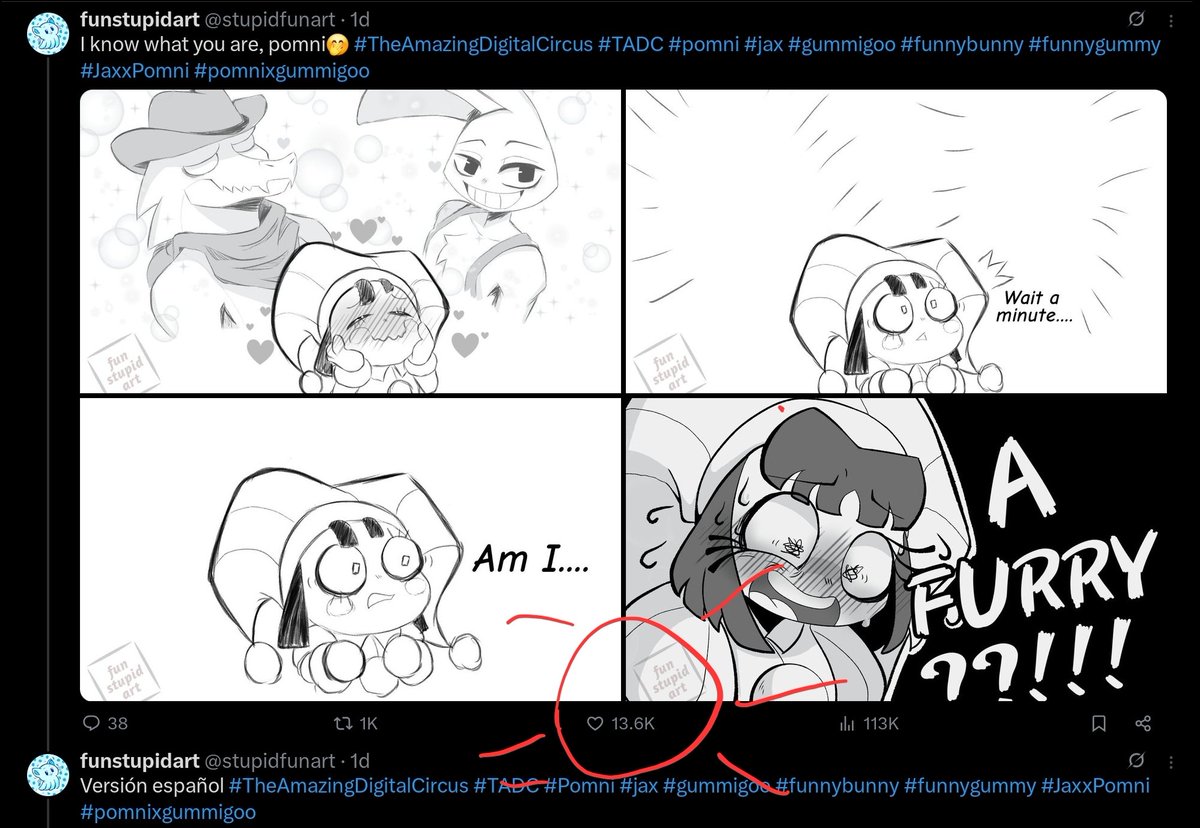 stupidfunart's tweet image. Muchísimas gracias 🥰🥰🥰🥰🥰🥰😘😘😘😘😘