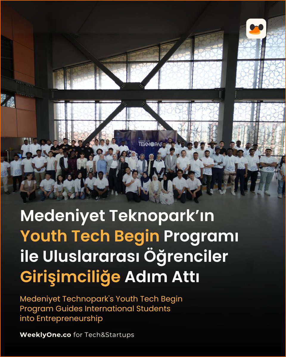WeeklyOne_co's tweet photo. Medeniyet Teknopark’ın Youth Tech Begin Programı ile Uluslararası Öğrenciler Girişimciliğe Adım Attı

Detaylı Bilgi ➤ https://t.co/0QtKnMQ2LY

#reklamdeğildir #weeklyone #medeniyetteknopark #startup #investment https://t.co/c4NKt4lVKB