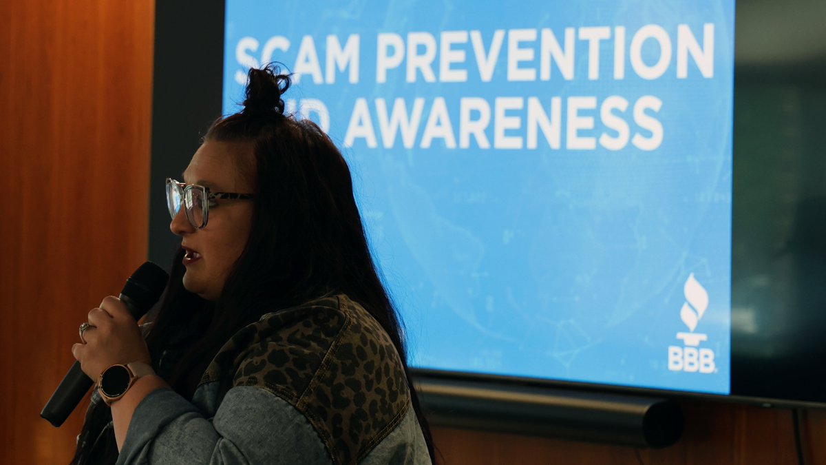 bbbmidwestplain's tweet image. Scam prevention is a team effort and it starts with education. Our team has been on the ground delivering scam prevention presentations to businesses and community groups across the region.
Book a presentations on scam prevention and smart consumer tips: bbb.org/mwpevents