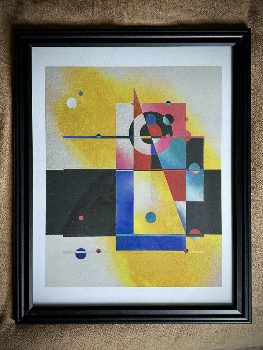 iconic__culture's tweet image. From studio to print, from print to home. @AsafSlook’s “Intuitive” continues its story with each new collector.