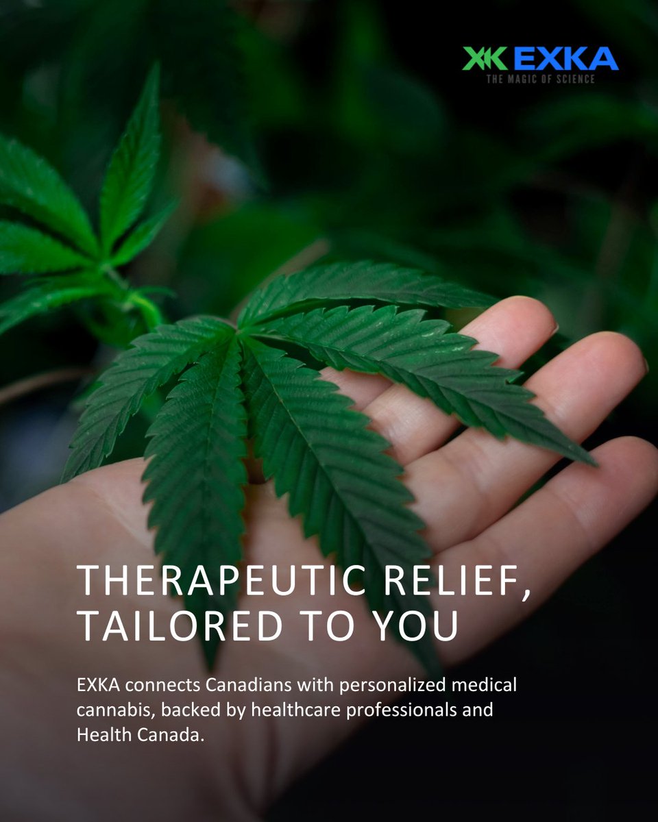 EXKA_Inc's tweet photo. Relief starts with the right plan.
Always consult with your health professional when thinking about medical use.
Safety always comes first 🔬

#MedicalCannabisCanada #CannabisRelief #EXKAWellness #VirtualCare #PrescriptionSupport #HealthCanadaApproved https://t.co/iiHhNwV9uO