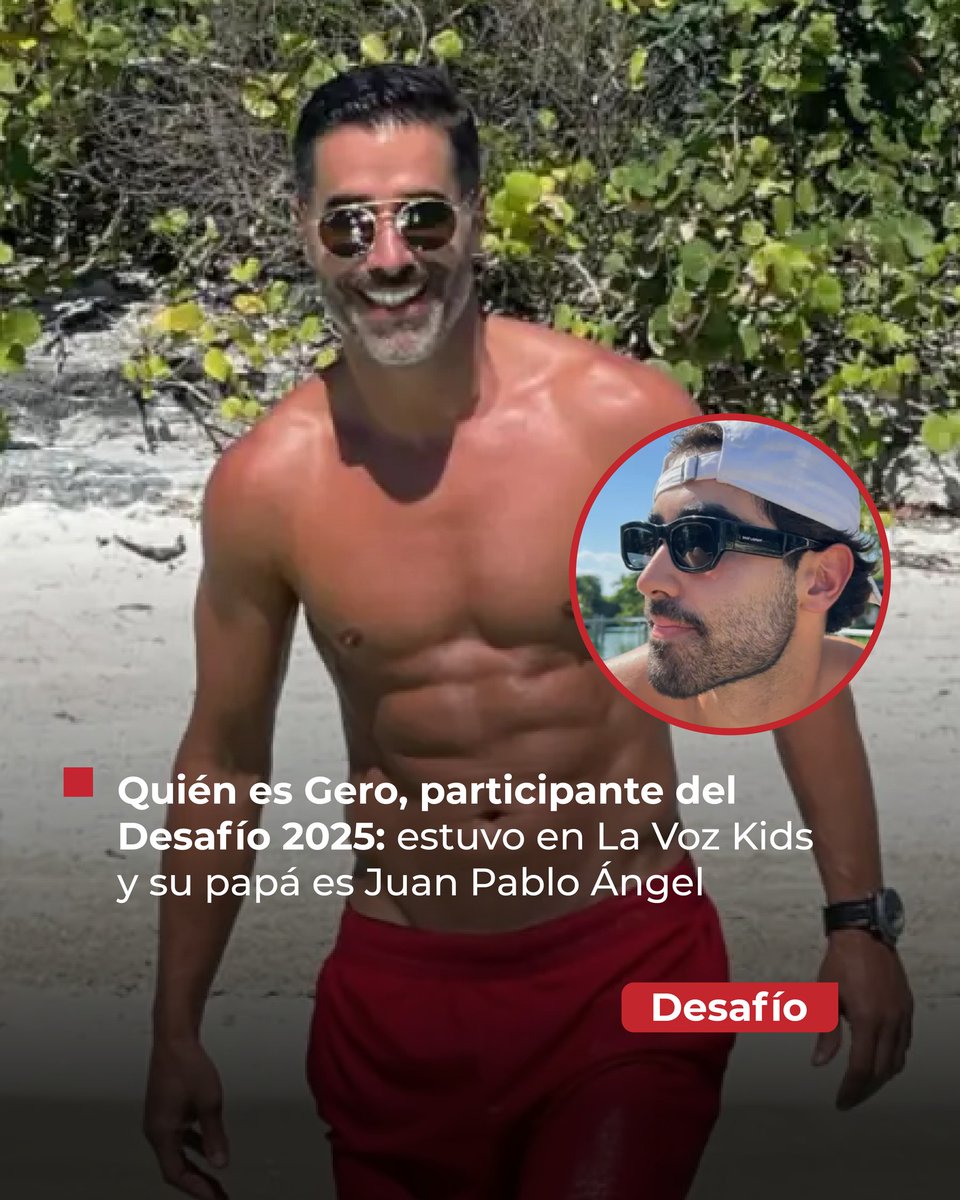 ¡Uno de los 32 desafiantes de este #Desafío es Gero! Y tiene un dato de campeonato: es hijo de un exfutbolista del Atlético Nacional ⚽️🔝. Conócelo aquí: tinyurl.com/47ua4vcw