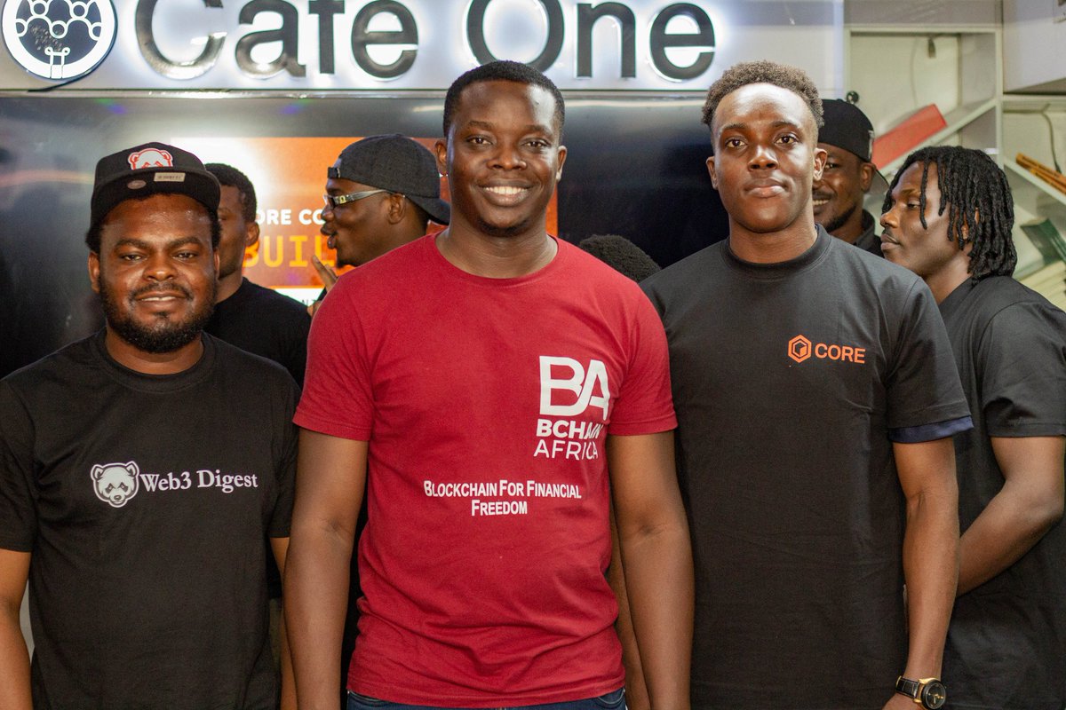 Big shoutout to my colleague <a href="/Harystylesdev/">Harystyles</a> — always great building alongside you. ✨
Also had the chance to connect with the co-founder of B-Chain Africa <a href="/_jboflagos/">JB of Lagos ✈️</a> truly inspiring work he’s doing for the Web3 space. 🌍👏

Web3 is growing strong in Africa🚀