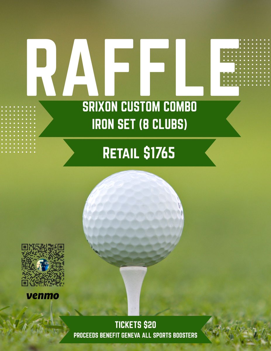 Please join us on Monday, July 14th, for our annual All Sports Boosters Golf Outing! Please consider golfing with us, sponsoring a hole and/or being an event sponsor! Also, get a chance to win a custom combo golf set! Info below. 
genevasportsboosters.com